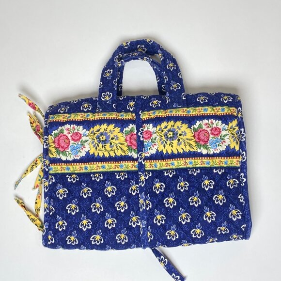 Vera Bradley Maison Blue Hanging Travel Cosmetic Toiletry Bag Organizer - Picture 1 of 5